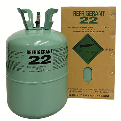 Limited stock - 100% New, Factory-sealed R22 22lbs/30lbs Refrigerants Virgin