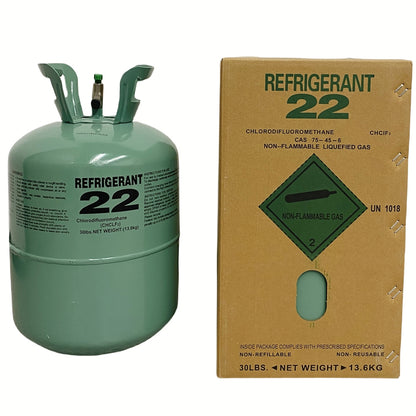 Limited stock - 100% New, Factory-sealed R22 22lbs/30lbs Refrigerants Virgin