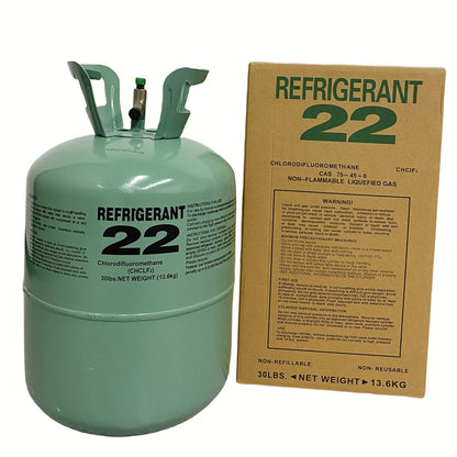 Limited stock - 100% New, Factory-sealed R22 22lbs/30lbs Refrigerants Virgin