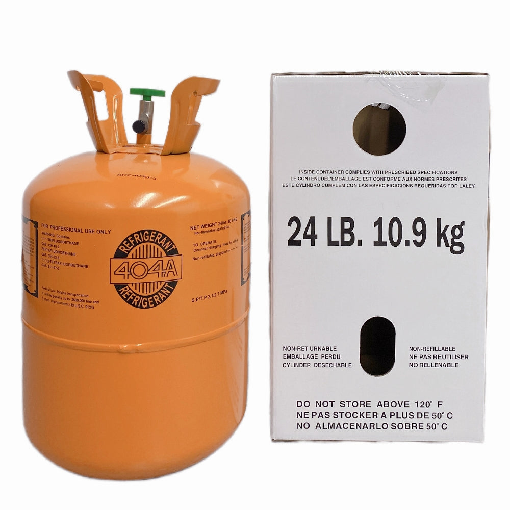 24LB R-404A Freon Refrigerant – Virgin Sealed