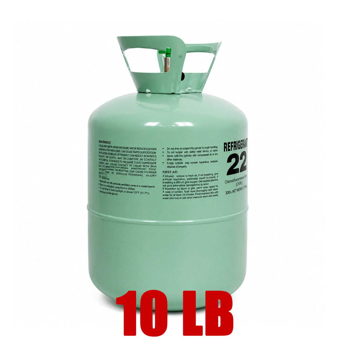 10LB R22 Refrigerant for Air Conditioners – Steel Cylinder Packaging Tank