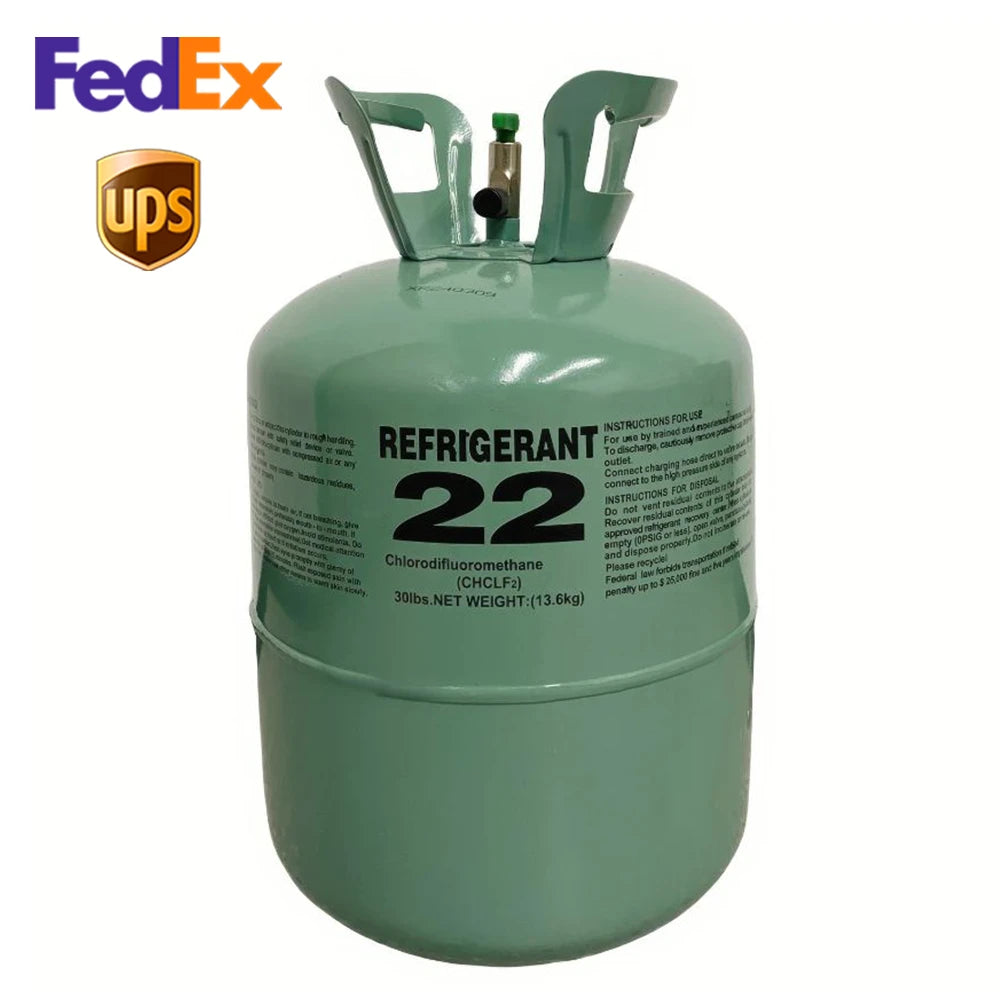 Limited stock - 100% New, Factory-sealed R22 22lbs/30lbs Refrigerants Virgin