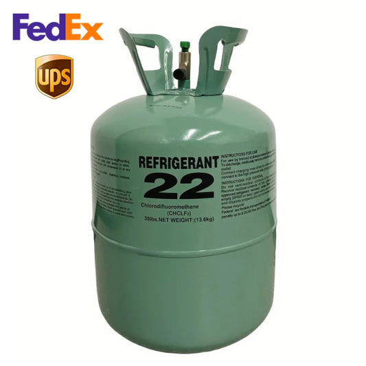 Limited stock - 100% New, Factory-sealed R22 22lbs/30lbs Refrigerants Virgin