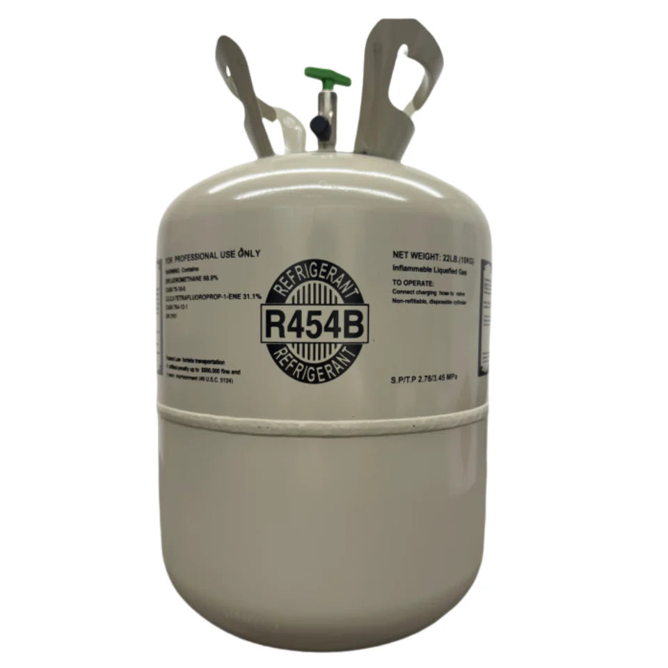 20.9LB R454B Refrigerant Freon for Air Conditioners - Steel Cylinder Packaging Tank