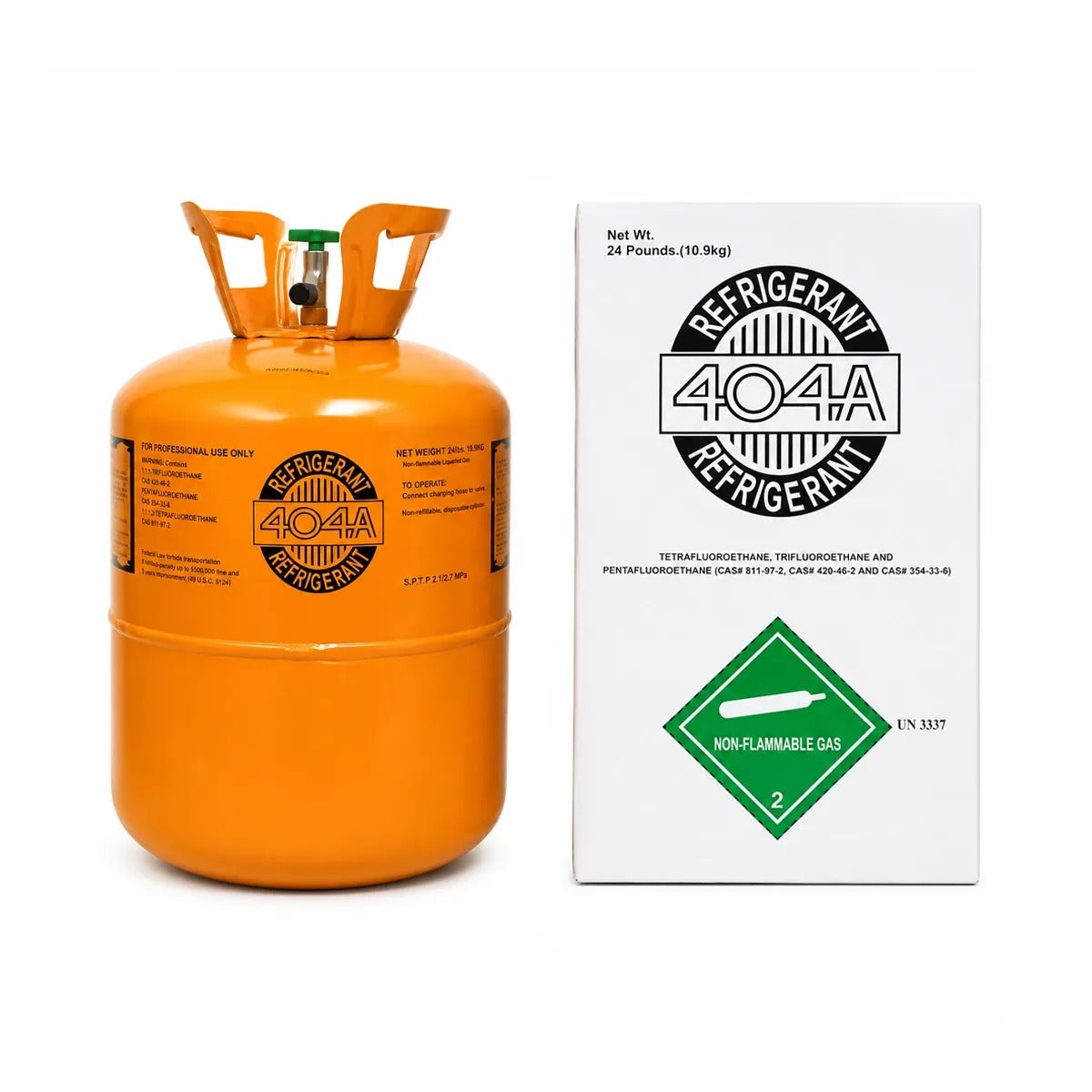 24LB R404A Refrigerant for Refrigeration Equipment - Steel Cylinder Packaging Tank