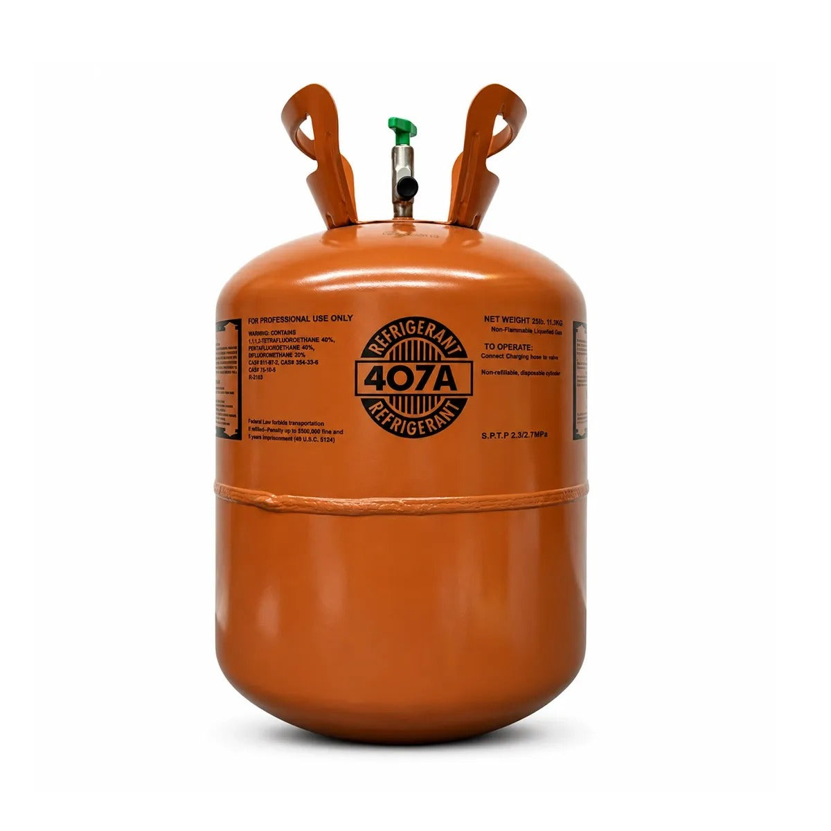 25LB R407A Refrigerant Gas – High Performance for HVAC Cooling