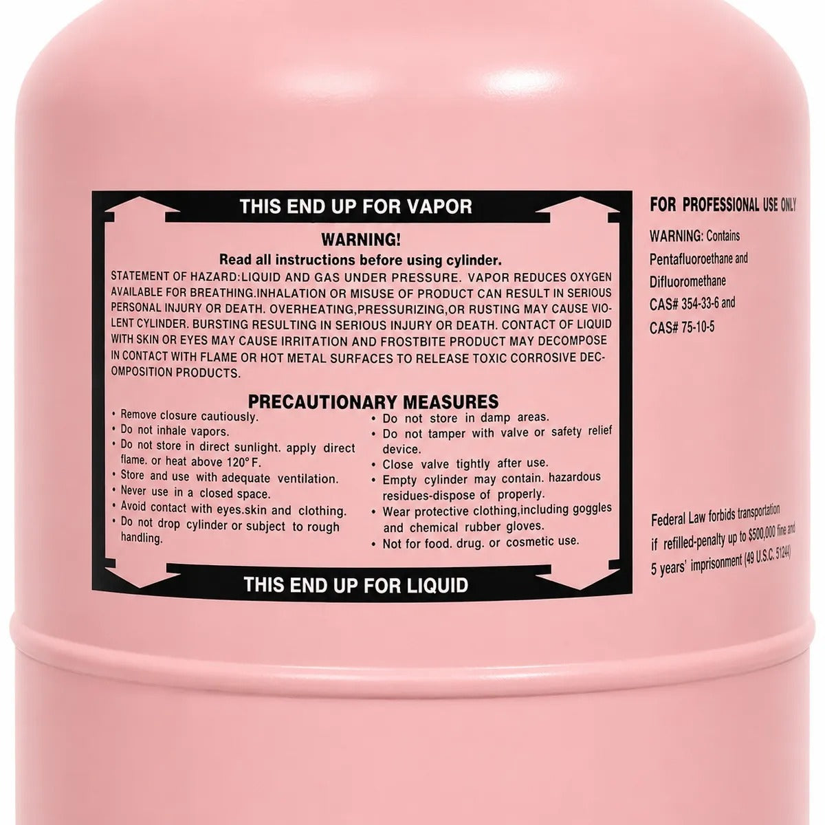 5LB R410A Refrigerant for Air Conditioners - Steel Cylinder Packaging Tank