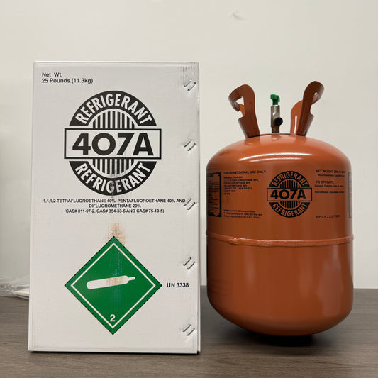 R-407A 25LB Freon Gas – Factory Sealed