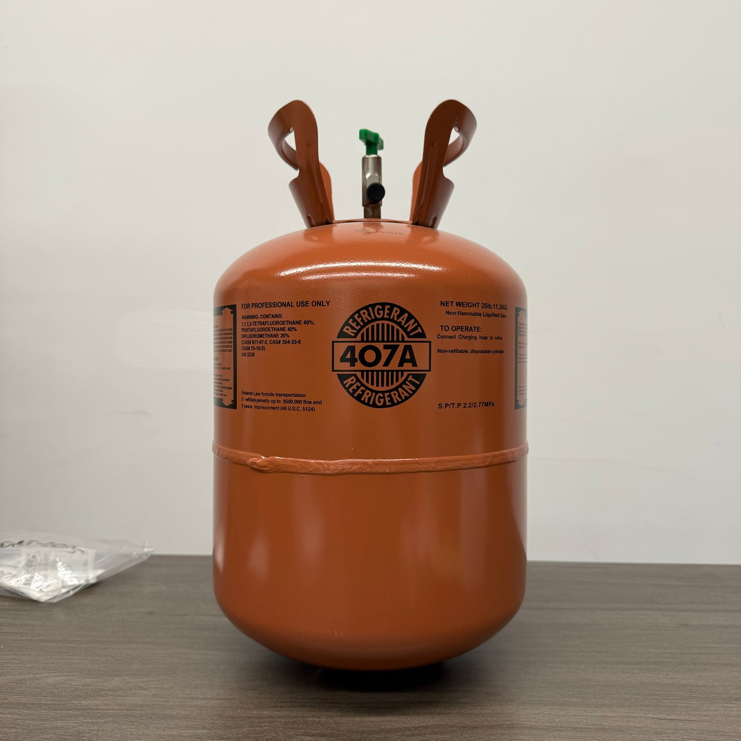 R-407A 25LB Freon Gas – Factory Sealed